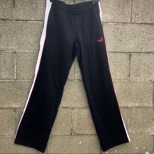 Puma Athletic Track Jogger Running Pants Black S L